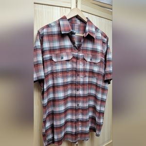 SWISS TECH plaid button down